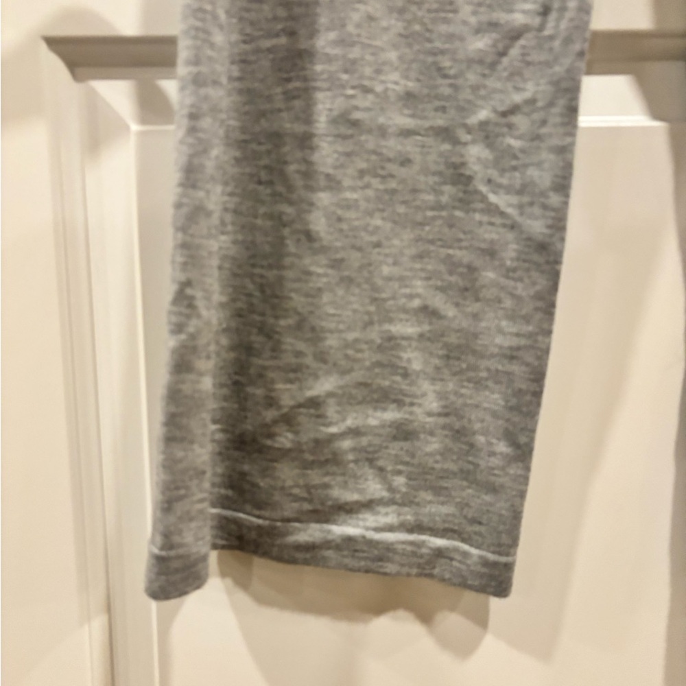 Neiman Marcus Gray Cashmere Wide-Leg lounge Pants - Picture 8 of 11